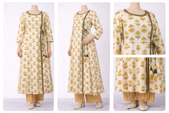 Anghrakha style kurti