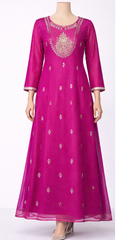 Gerogett Pink Kurti Gotta Pati