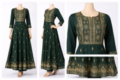 Deep Green Kurti