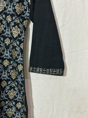 Black Casual Cotton Kurti