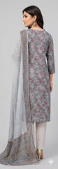 White Floral Cotton Suit