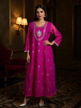 Gerogett Pink Kurti Gotta Pati