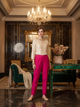 Pink Straight Fit Trouser