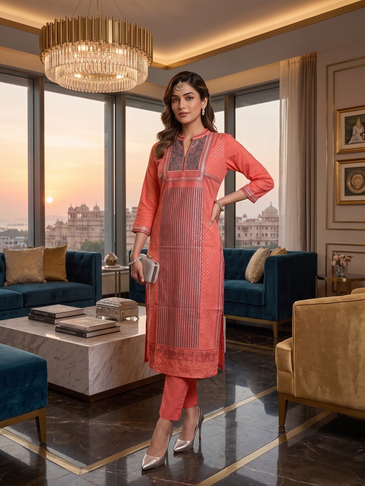 Elegant Kurti PEACH