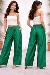 Green Cotton Trouser