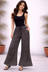 Black Palazzo Flair