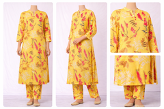 Floral Yellow Co-ord Set