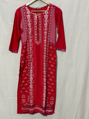 Red Kurti