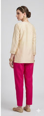 Pink Straight Fit Trouser