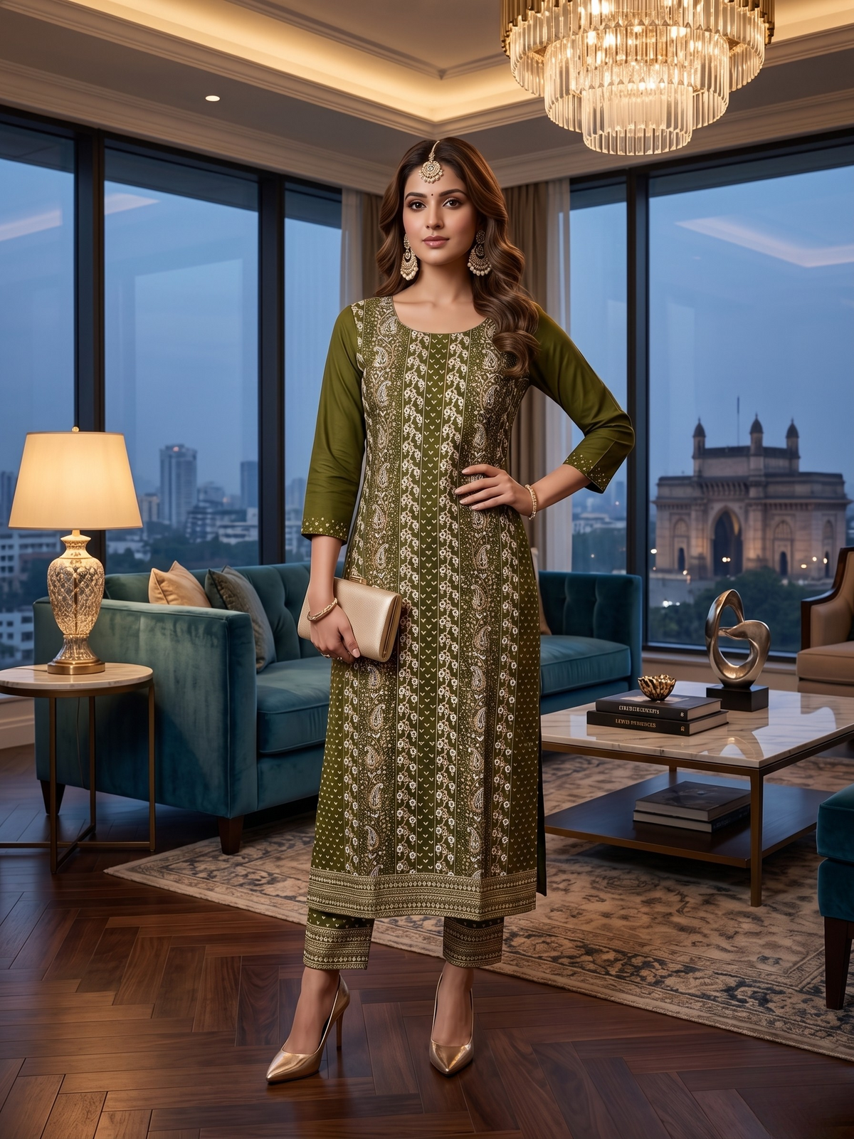 Green Kurti