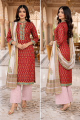 Red Cotton Suit